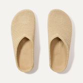 The Casual Clog - Pelican Raffia-Knit